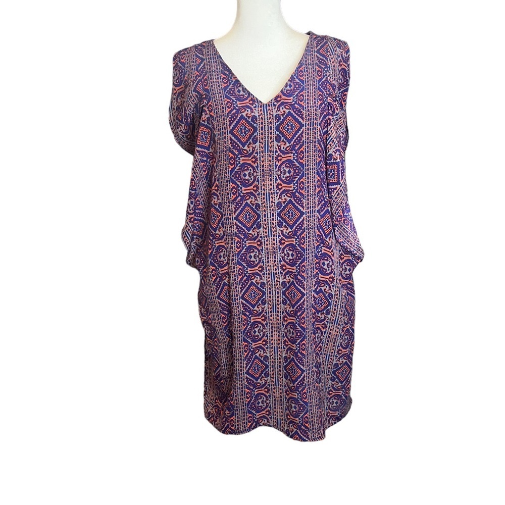GREYLIN | Tricia Tribal Print Shift Dress S​​